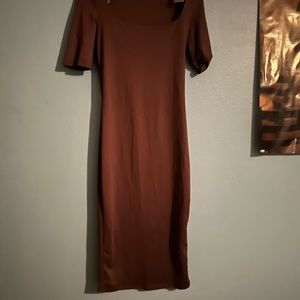 Brown dress
